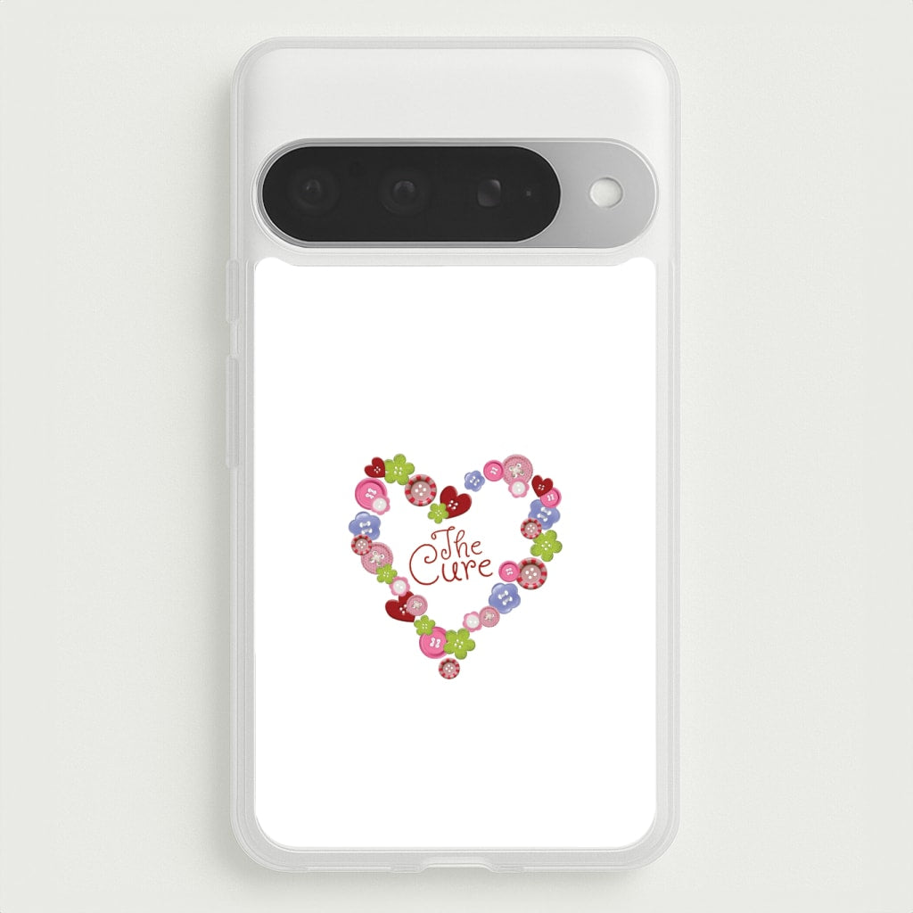 Button Heart Phone Case - Google Pixel 10 Pro XL