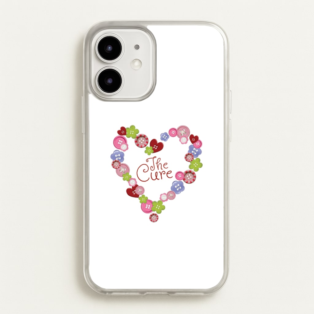 Button Heart Phone Case - iPhone 12 / 12 Pro