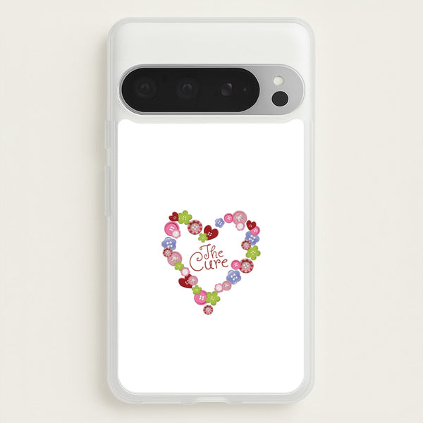 Button Heart Phone Case - Google Pixel 9 Pro XL
