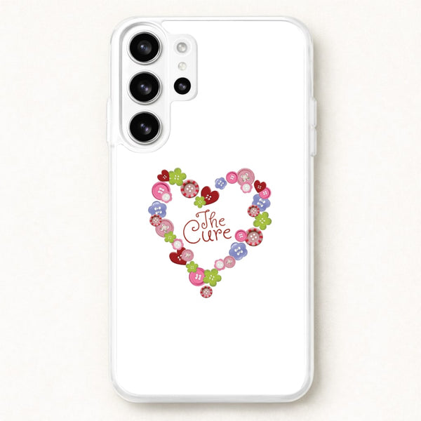 Button Heart Phone Case - Galaxy S26 Ultra