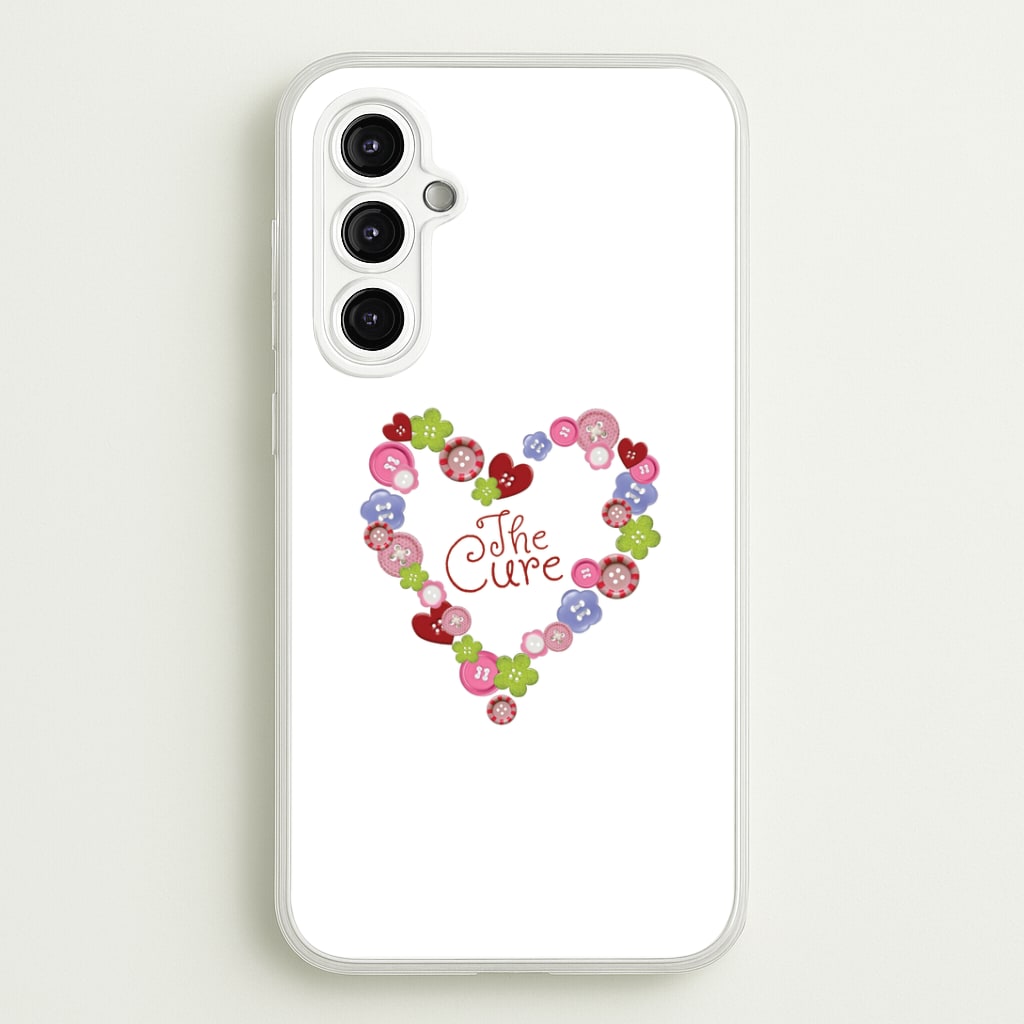 Button Heart Phone Case - Galaxy A14
