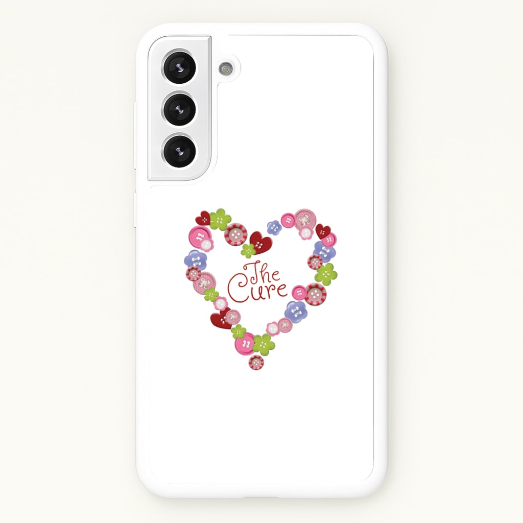 Button Heart Phone Case - Galaxy S22 Plus