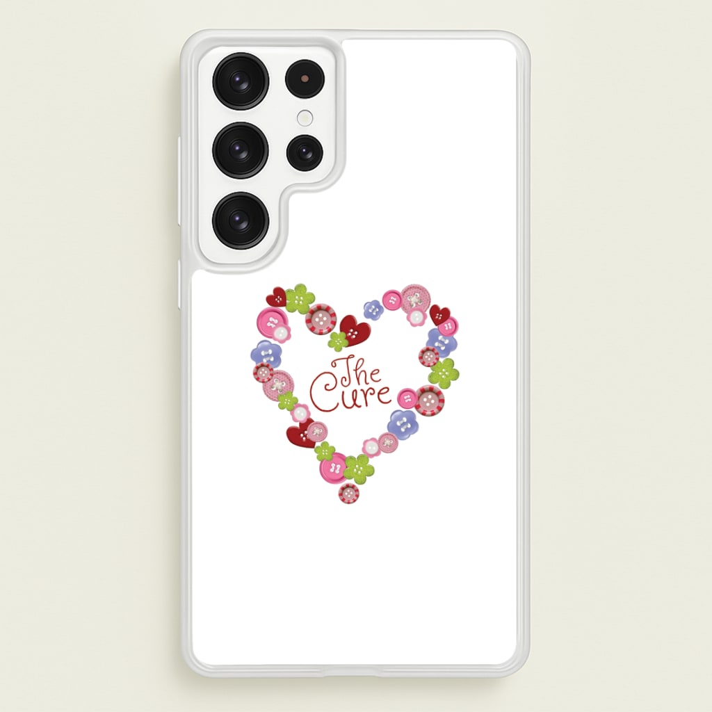 Button Heart Phone Case - Galaxy S23 Ultra