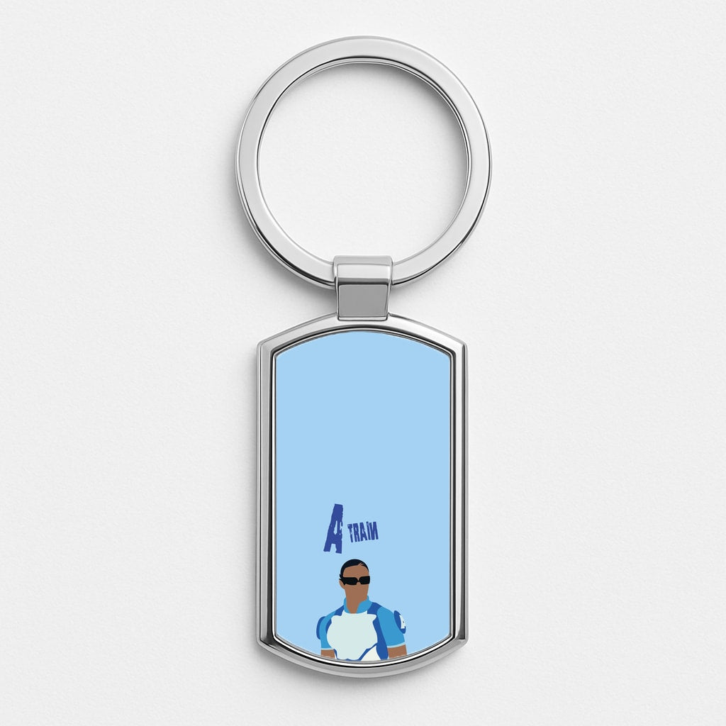 A Train Silver Keyring