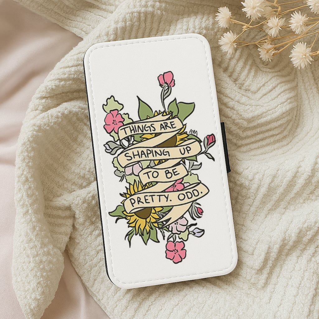 Things are Shaping up to be Pretty Odd Wallet Phone Case