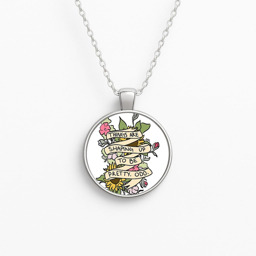 Things are Shaping up to be Pretty Odd Circle Necklace