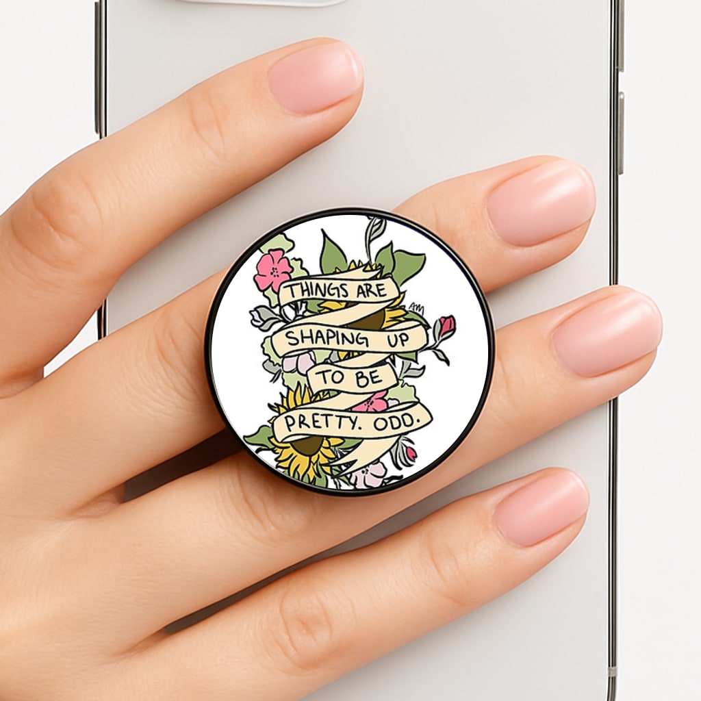 Things are Shaping up to be Pretty Odd Phone Grip