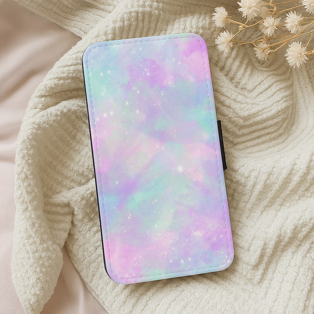 Pastel Galaxy Wallet Phone Case