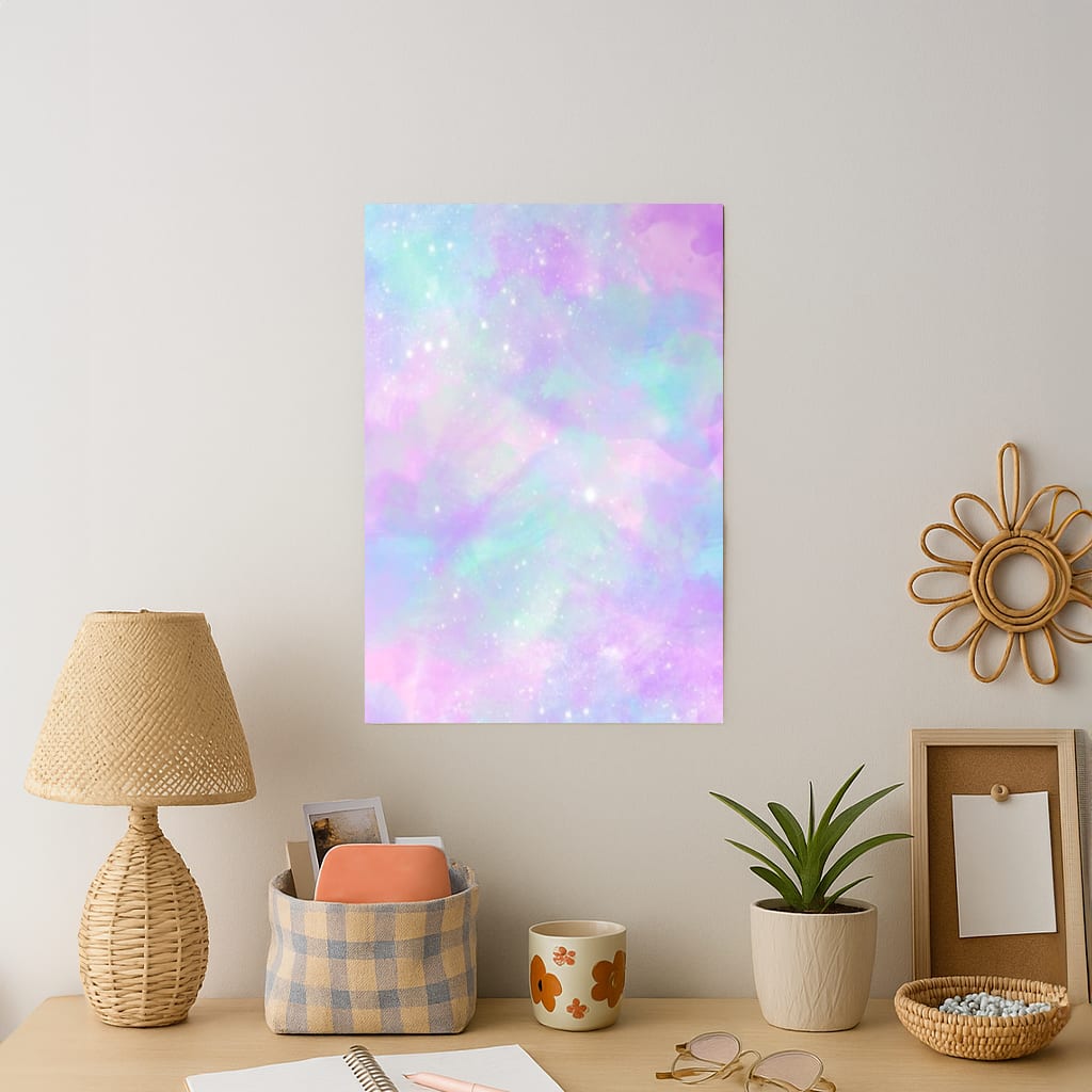 Pastel Galaxy Art Print