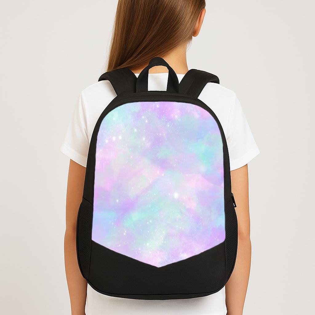 Pastel Galaxy Large School Bag