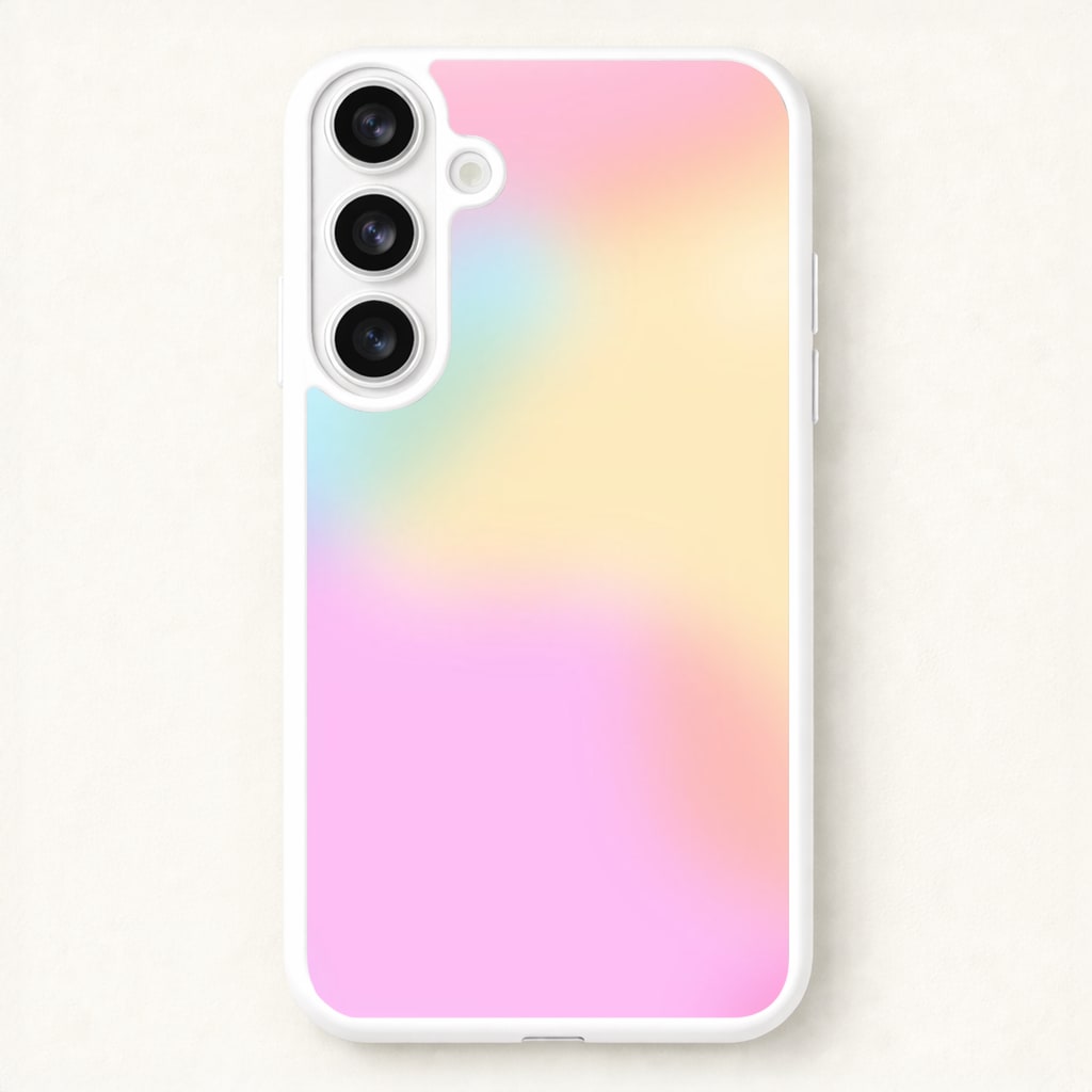 Pastel Clouds Pattern Phone Case for Galaxy S26 Plus
