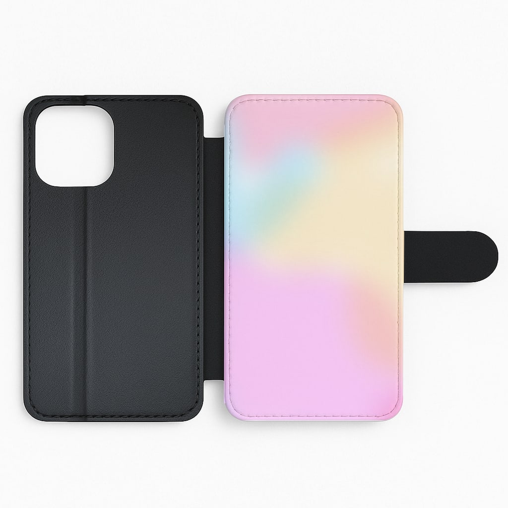 Pastel Clouds Pattern Flip Phone Case