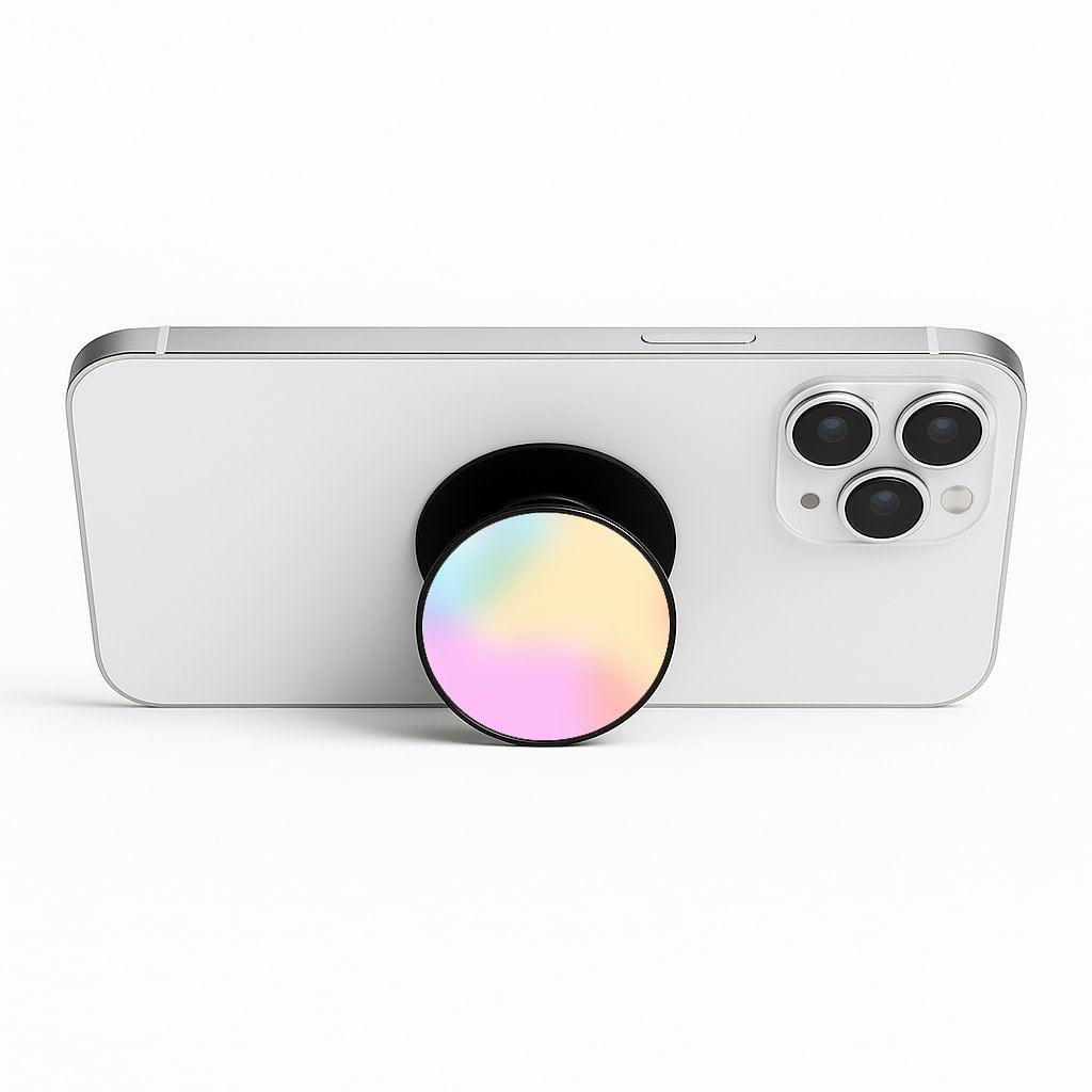 Pastel Clouds Pattern Phone Stand