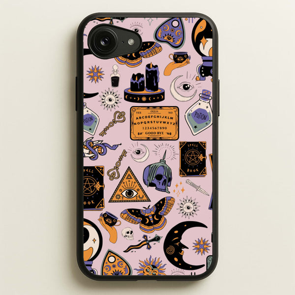 Pastel Occult Sticker Collage Phone Case - iPhone 16e / Standard