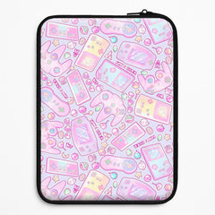 Power Up, Gaming Pattern Laptop Sleeve