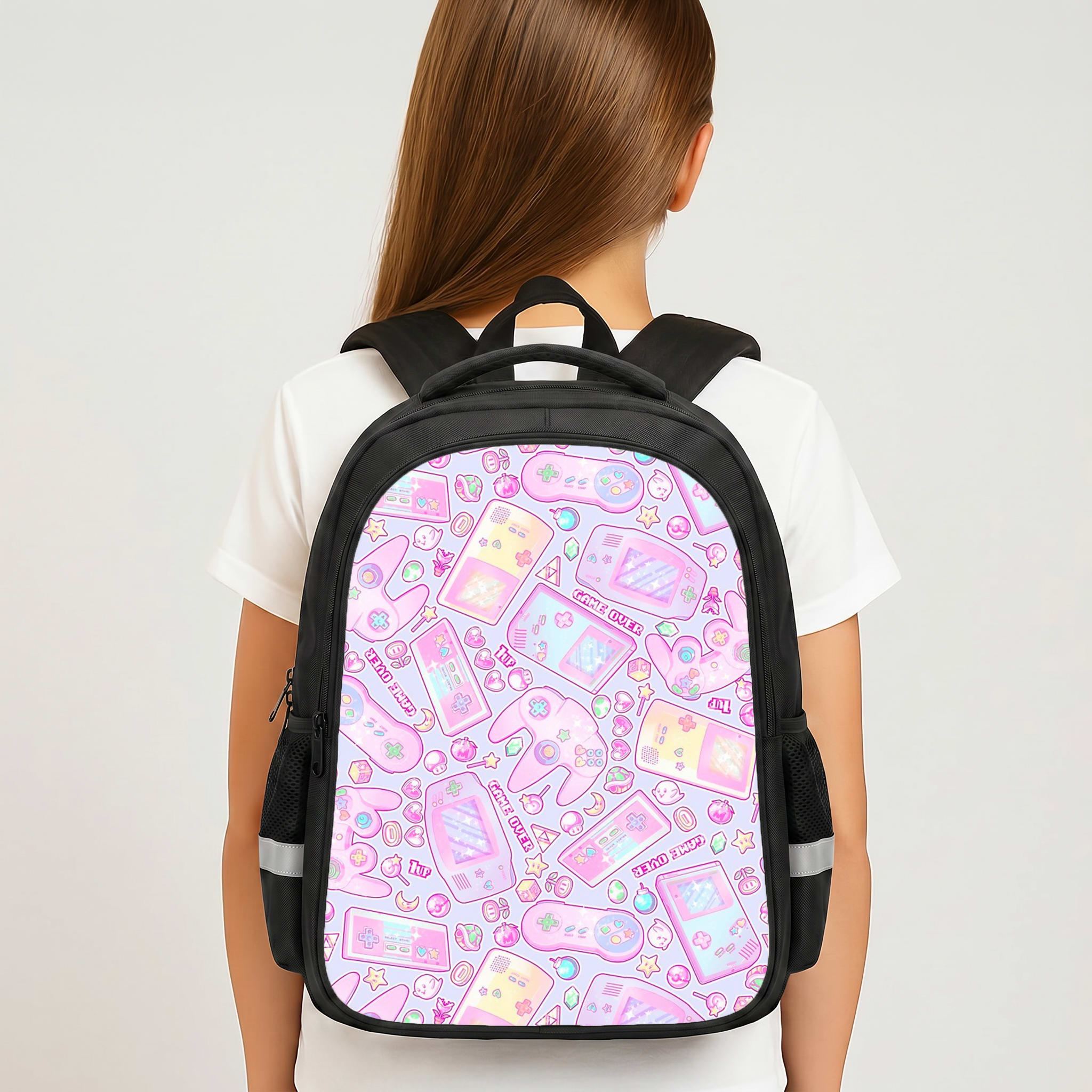 Power Up, Gaming Pattern Backpack