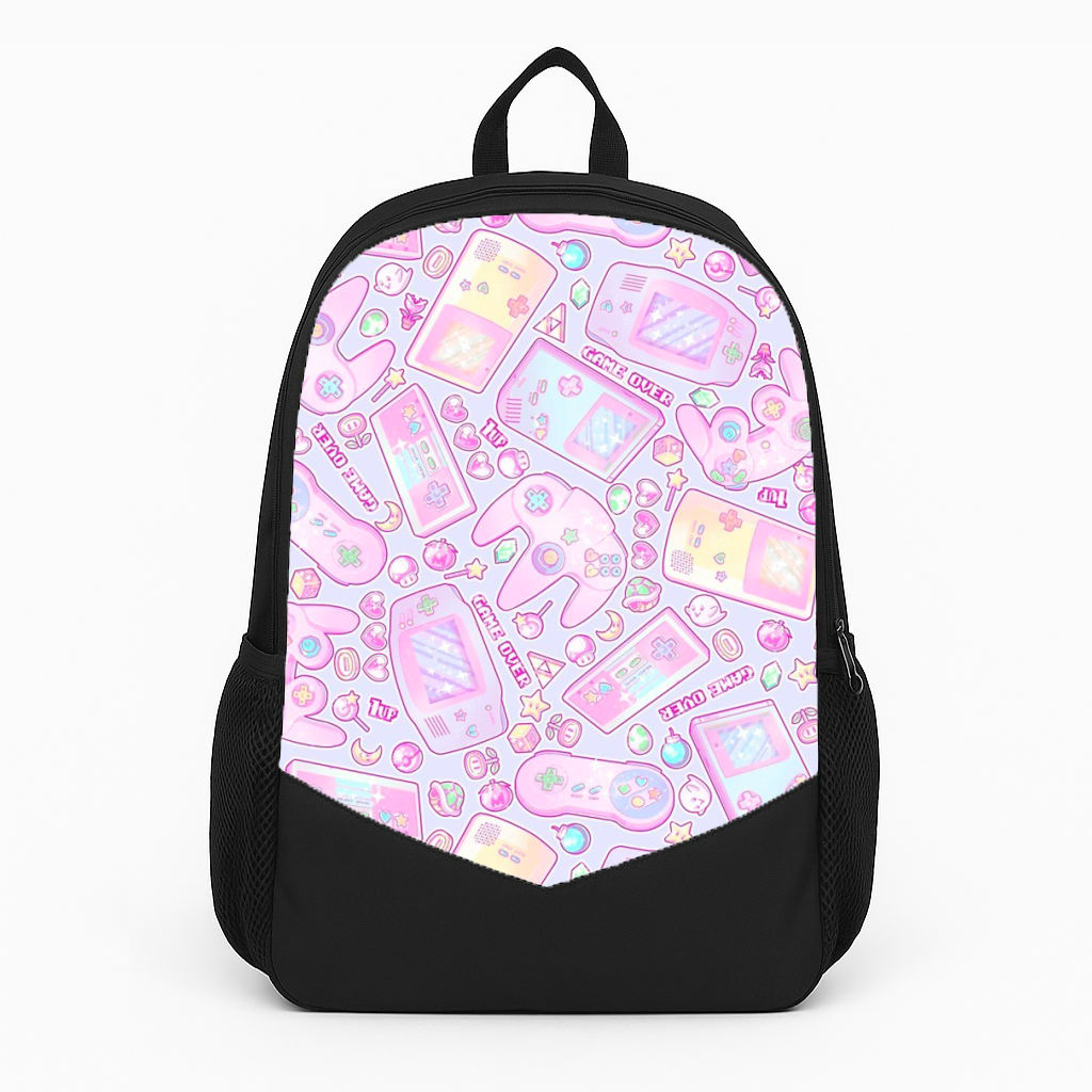 Power Up, Gaming Pattern Backpack