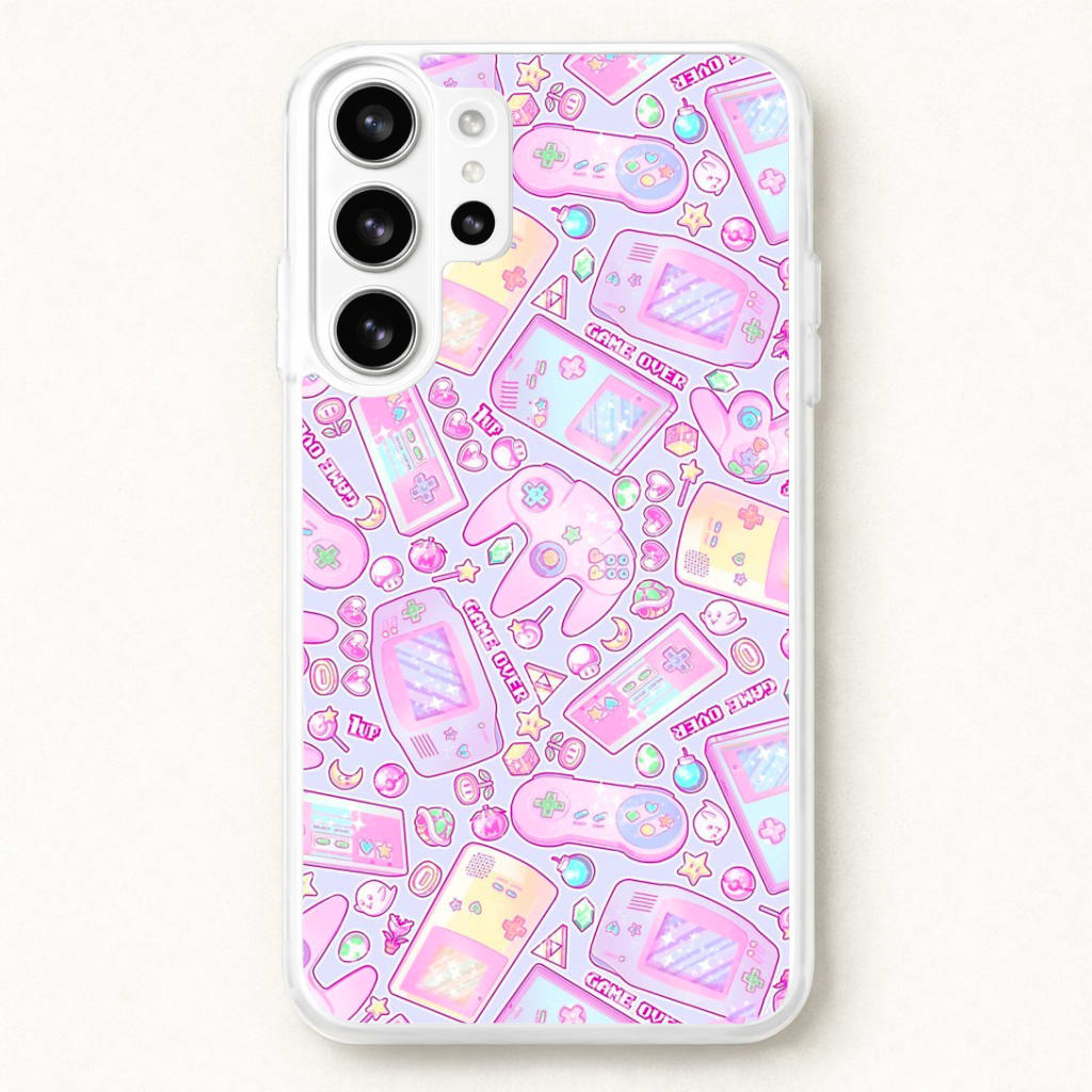 Power Up, Gaming Pattern Phone Case for Galaxy S26 Ultra