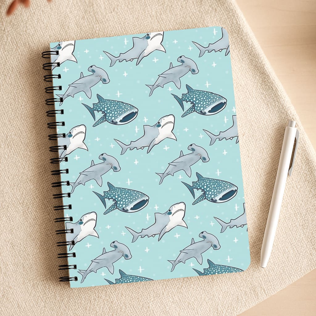 Shark Pattern Notepad
