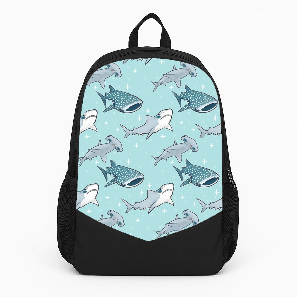 Shark Pattern Backpack