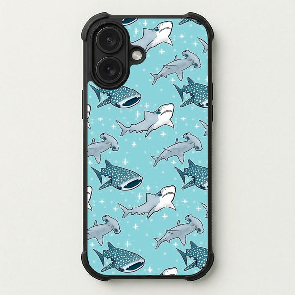 Shark Pattern Phone Case — Bumper case