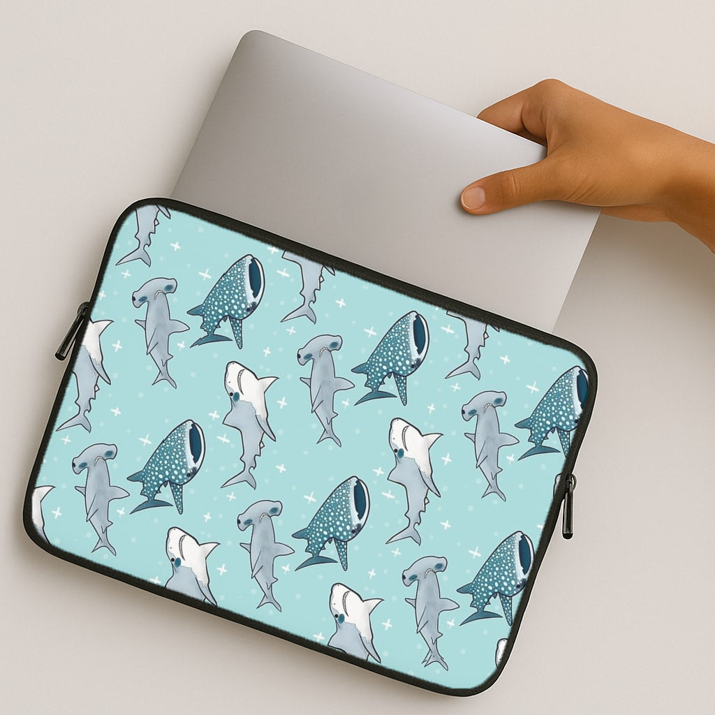 Shark Pattern MacBook Case