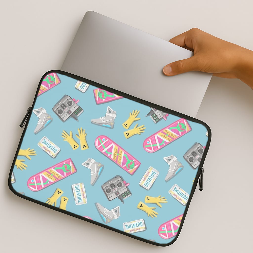 BTTF Pattern MacBook Case