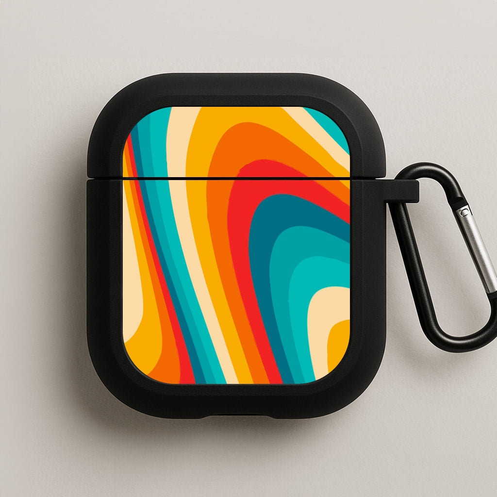 Rainbow Abstract Pattern AirPods Case