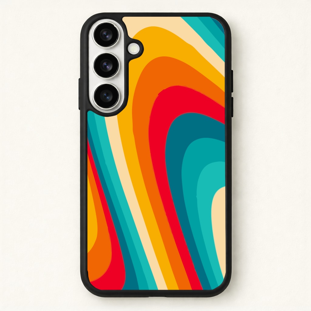 Rainbow Abstract Pattern Phone Case for Galaxy S26