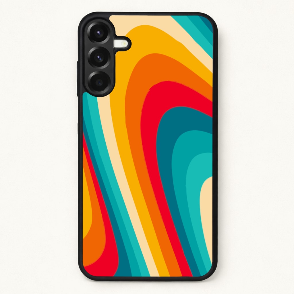 Rainbow Abstract Pattern Phone Case for Galaxy A57