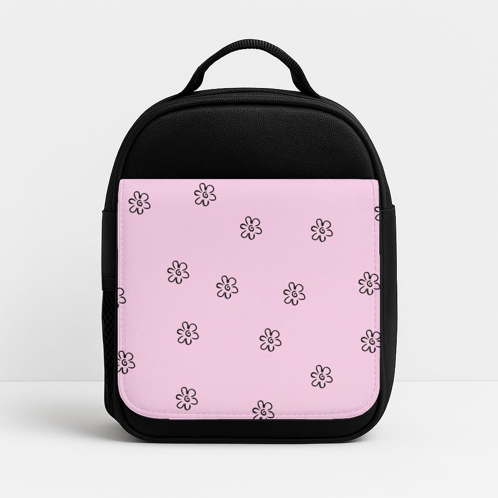Detail Flower Pattern - Pink Lunchbox