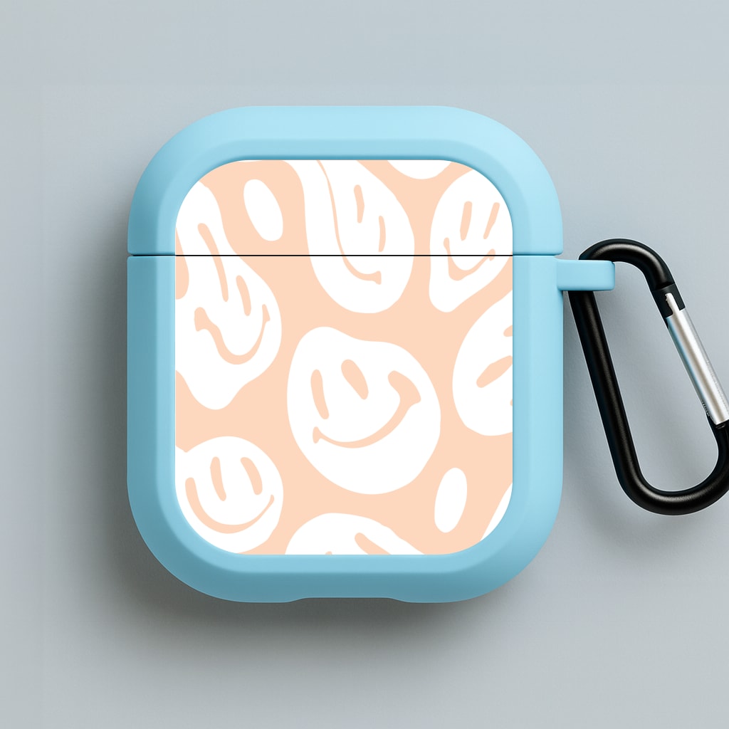 Trippn Smiley - Orange Blue AirPods Case
