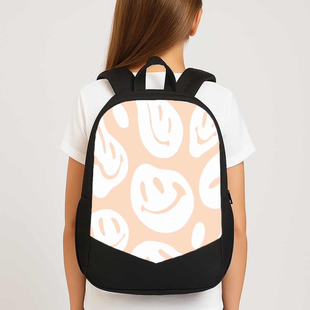 Trippn Smiley - Orange Large School Bag