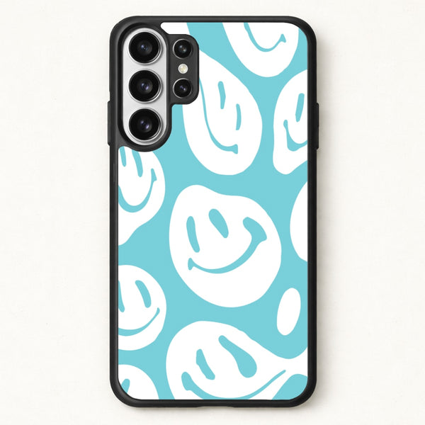 Trippn Smiley - Blue Phone Case for Galaxy S26 Ultra