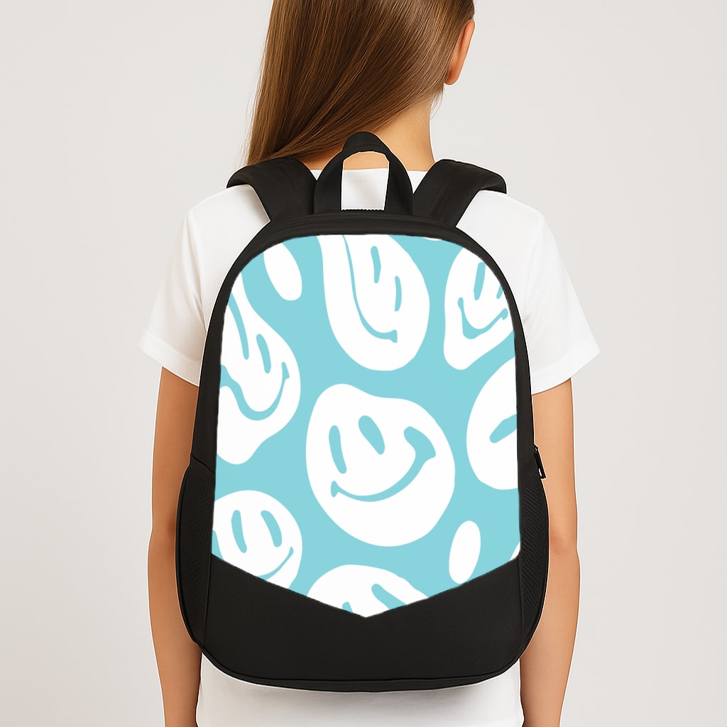 Trippn Smiley - Blue Large School Bag