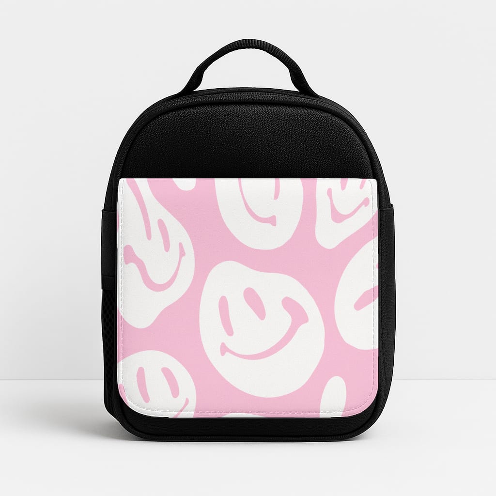 Trippn Smiley - Pink Insulated Lunchbox