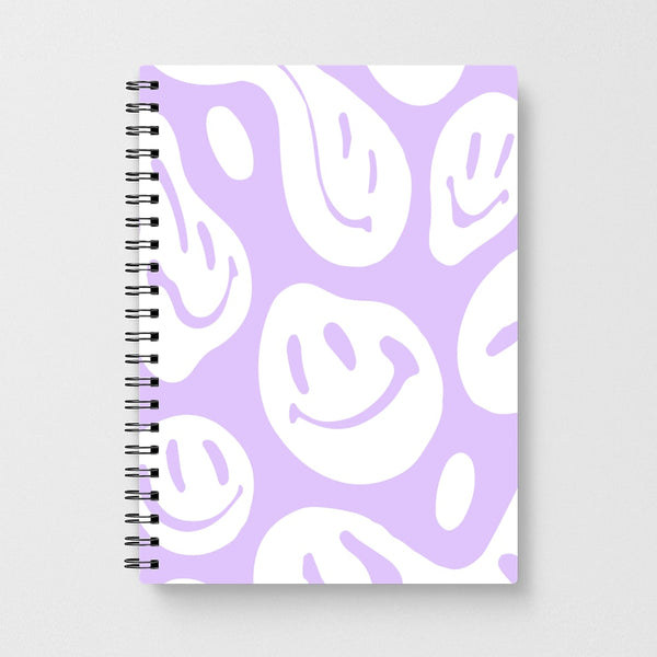 Trippn Smiley - Purple Notebook