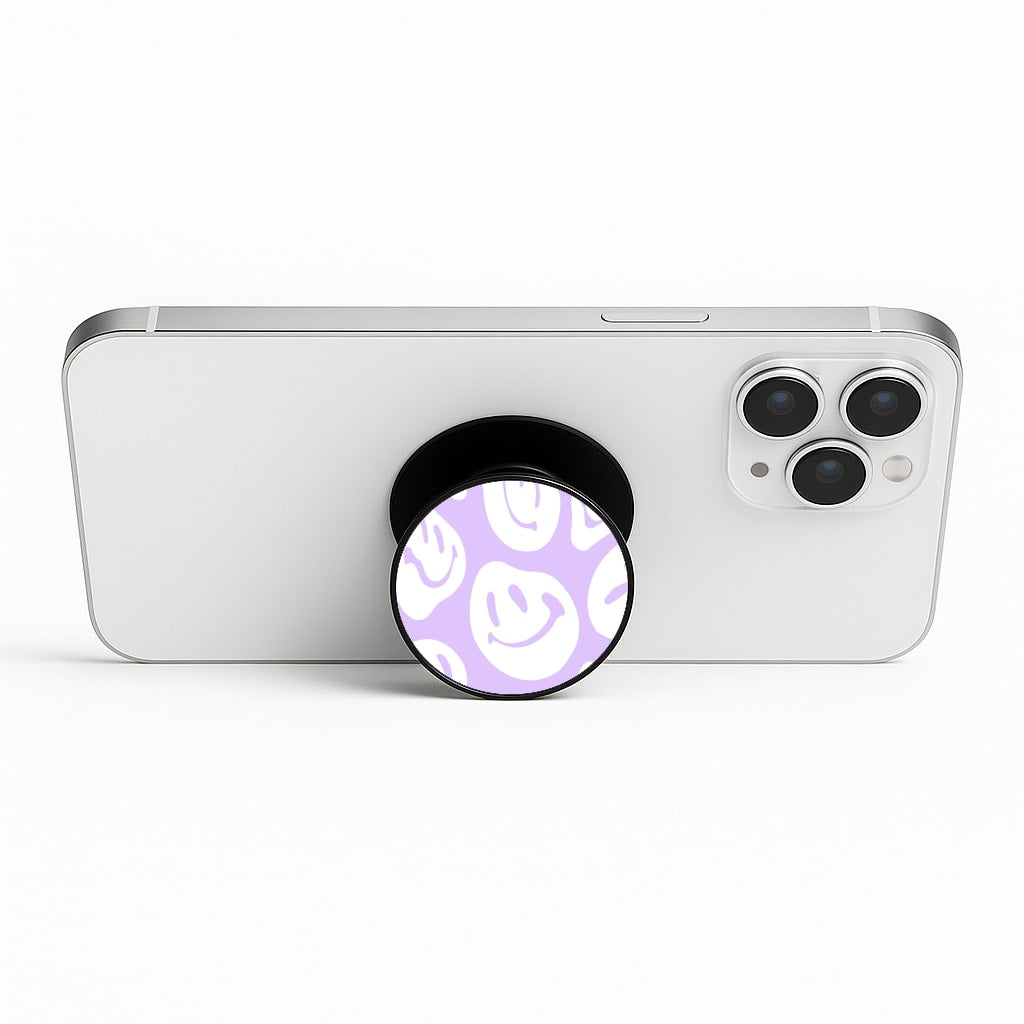 Trippn Smiley - Purple Phone Stand