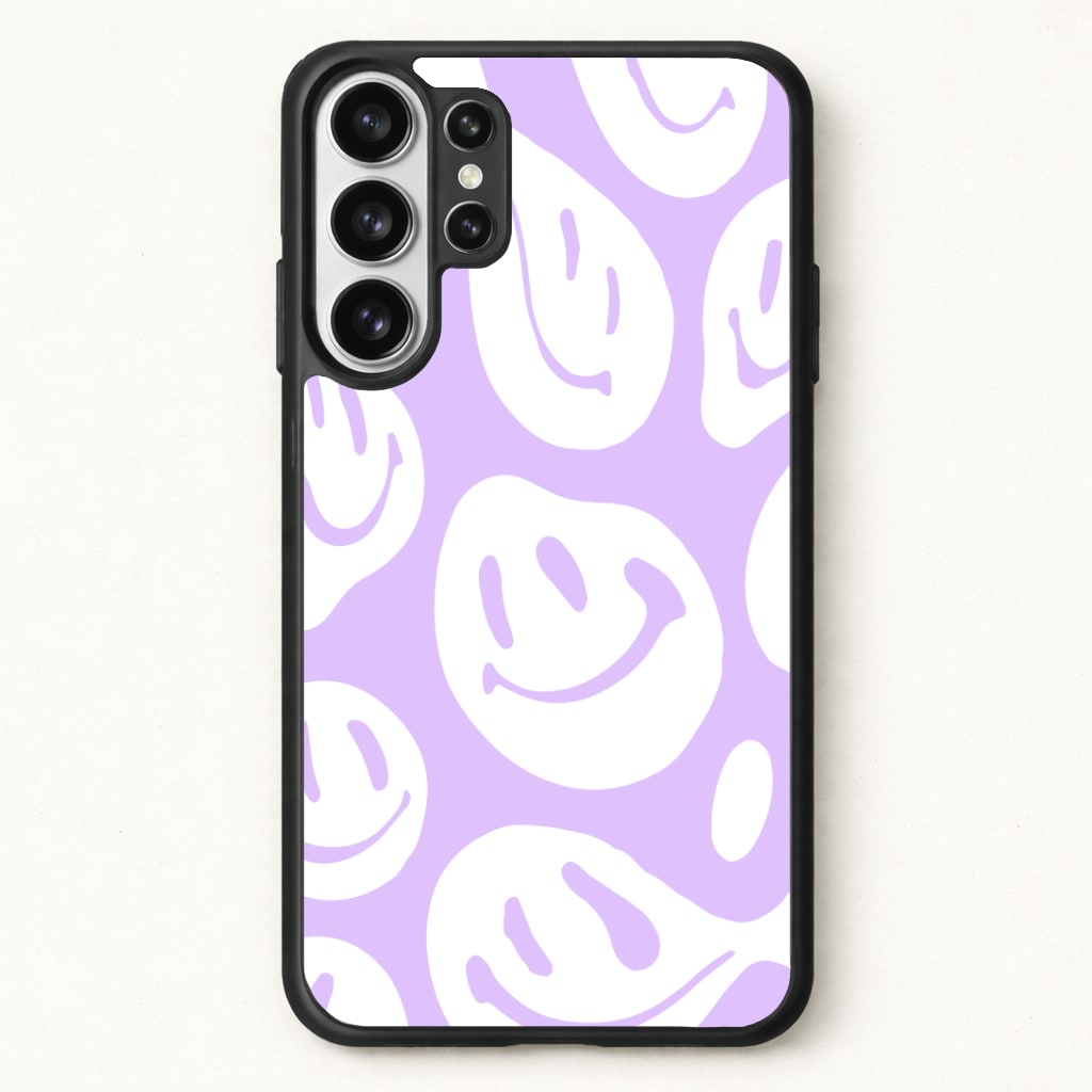 Trippn Smiley - Purple Phone Case for Galaxy S26 Ultra