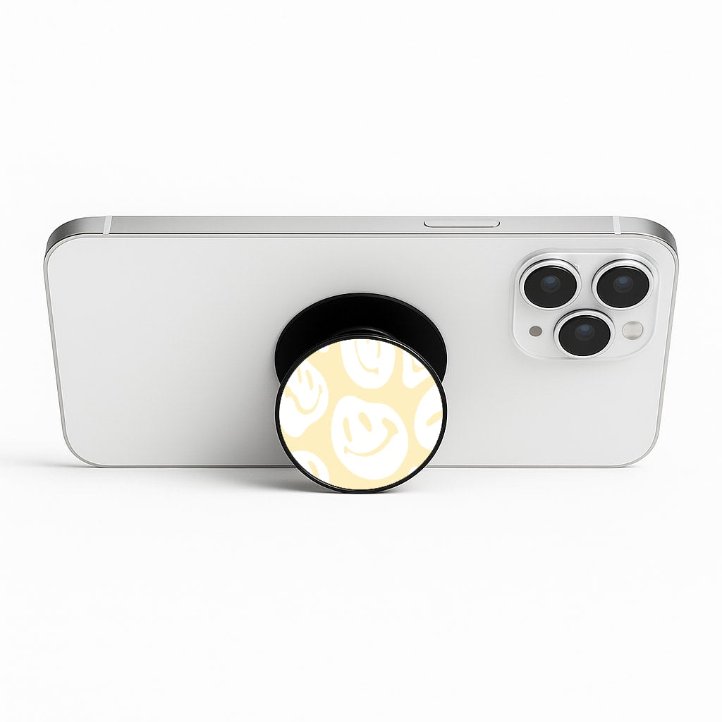 Trippn Smiley - Yellow Phone Stand