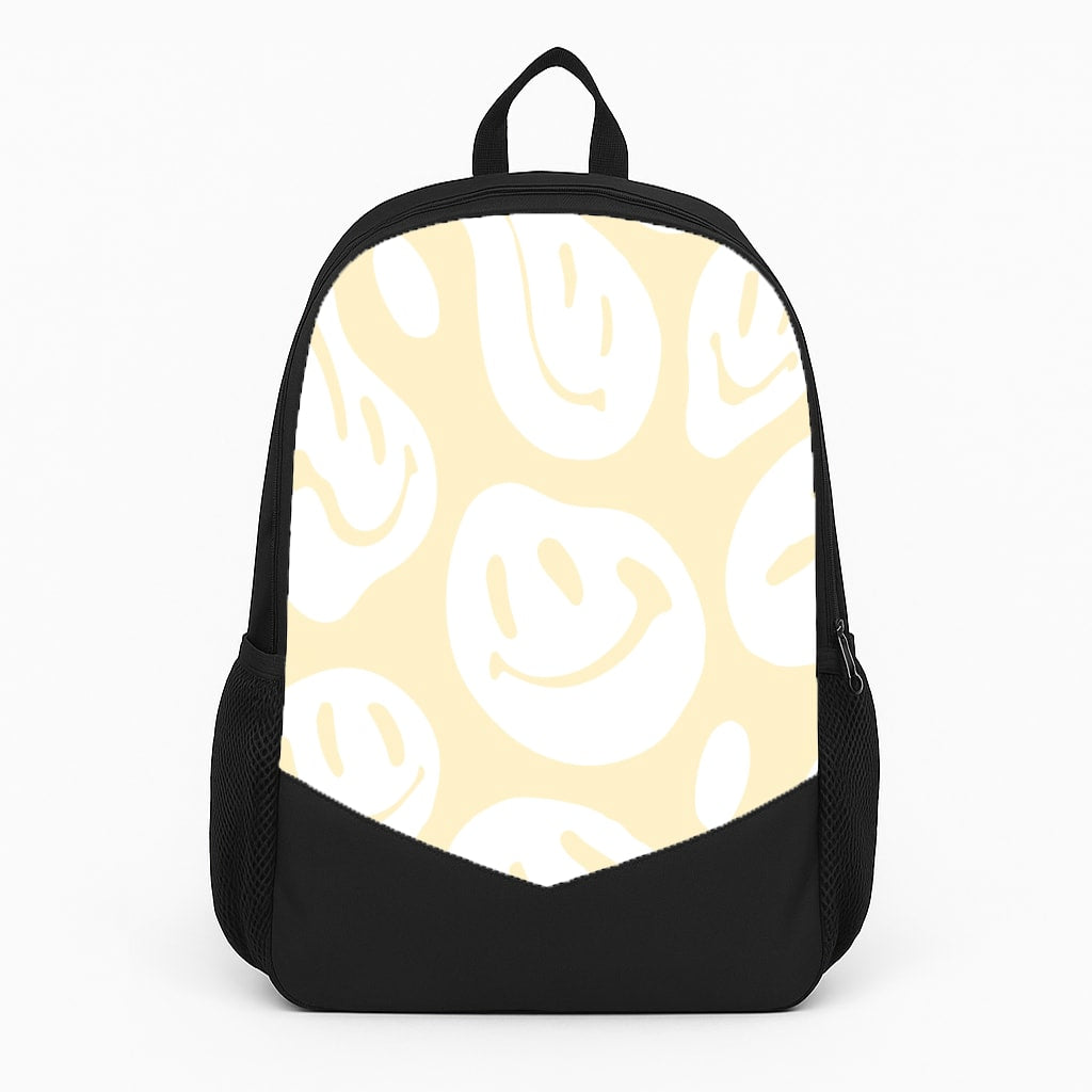 Trippn Smiley - Yellow Large Backpack