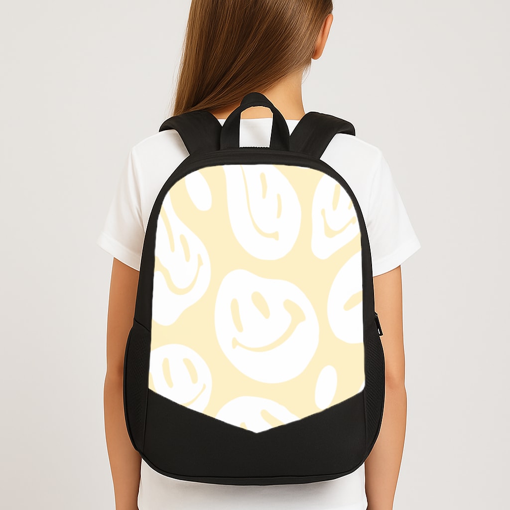 Trippn Smiley - Yellow Large School Bag