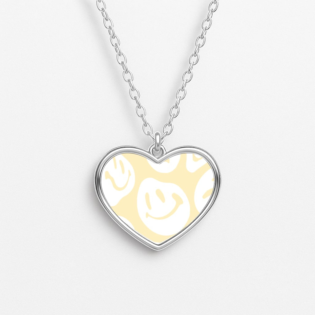 Trippn Smiley - Yellow Heart Necklace
