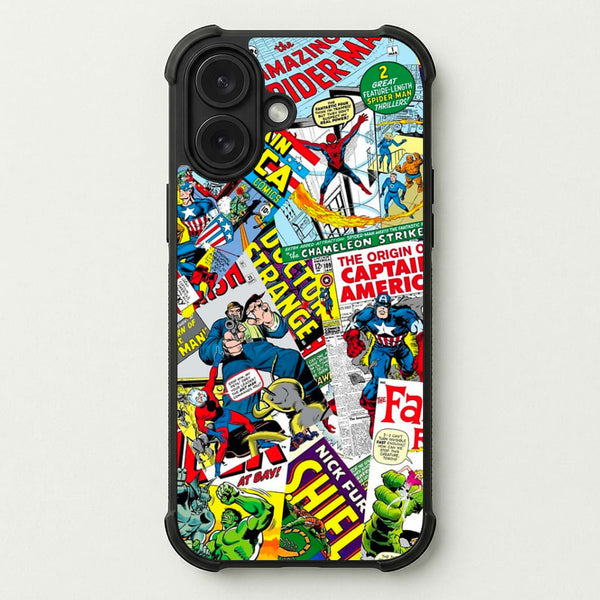 Superhero Comic Comics Pattern Phone Case — Bumper case