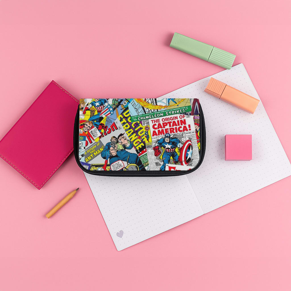 Superhero Comic Comics Pattern Pencil Case