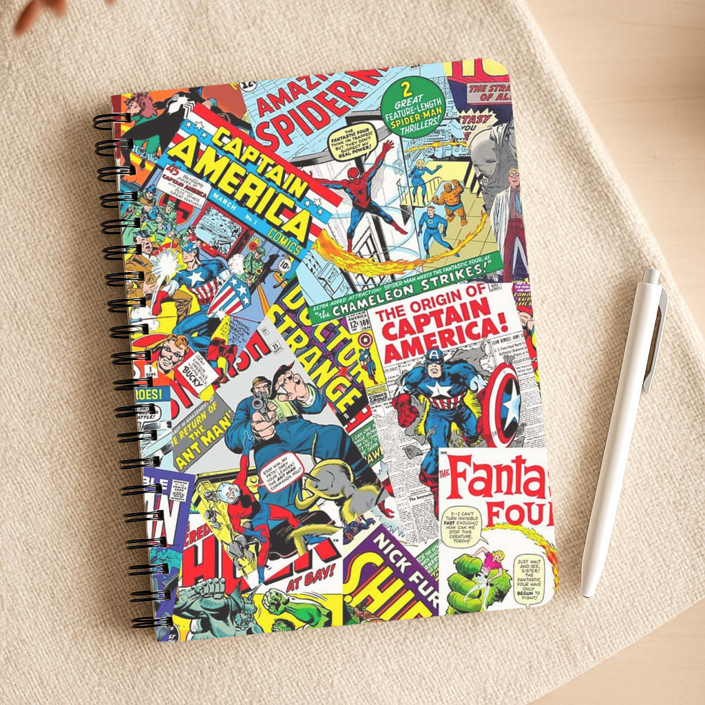 Superhero Comic Comics Pattern Notepad