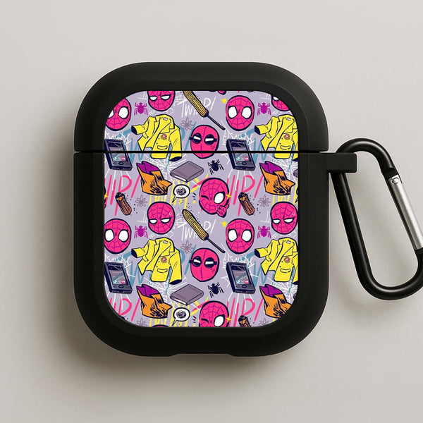 Spiderman Pattern AirPods Case
