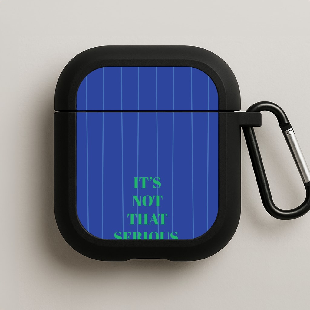 It's Not That Serious Stripes AirPods Case