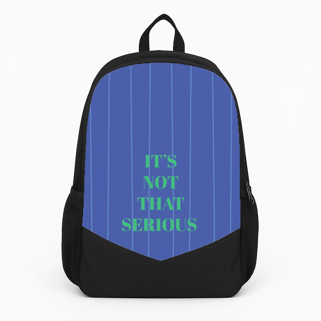 It's Not That Serious Stripes Backpack