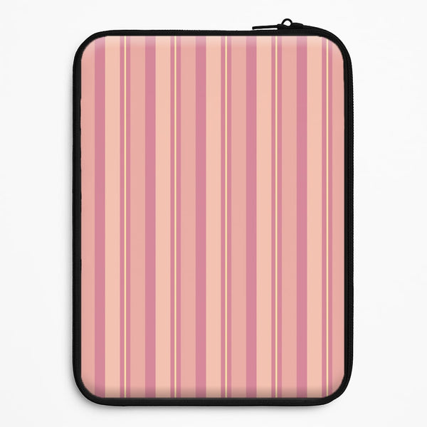 Pink And Yellow Stripes Universal Laptop Sleeve